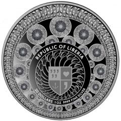20 Dollars Floral Clock
