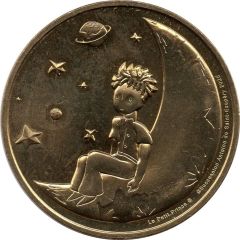 Monnaie de Paris Tourist Token - Le Petit Prince assis sur la Lune