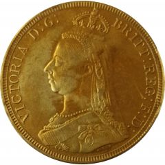 Replica - 5 Pounds - Victoria 2nd portrait