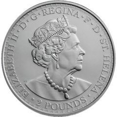 2 Pounds - Elizabeth II Una and The Lion