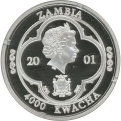 4000 Kwacha - Elizabeth II Queen Victoria