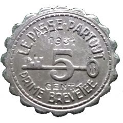 5 Centimes - ristourne publicitaire