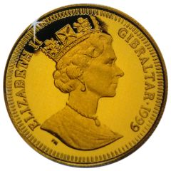 1/5 Crown - Elizabeth II The year of the Rabbit, Peter Rabbit, Gold Proof
