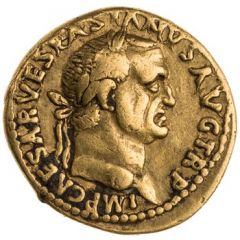 Aureus - Vespasian IVDAEA, Judaea