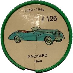 Token - Jell-O #126, Packard