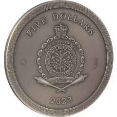5 Dollars - Charles III Pompeii
