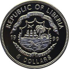 5 Dollars Secession Art Nouveau
