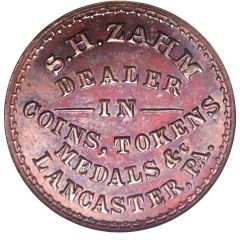 S.H. Zahm Coin Dealer Lancaster, PA