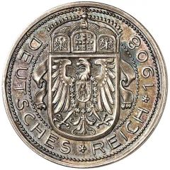 25 Pfennig - Wilhelm II Pattern