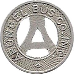 1 Fare - Arundel Bus Co. Annapolis, Maryland