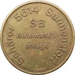Car Wash Token - SB Autowaschanlage Schärer Sarmenstorf