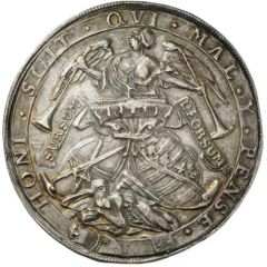 1 Thaler - John George II Death