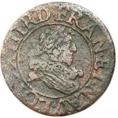 Denier Tournois - Louis XIII Tours mint