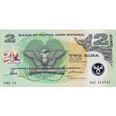 2 Kina 20th anniversary of independence