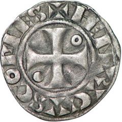 Denier with annulet - Henry II Troyes