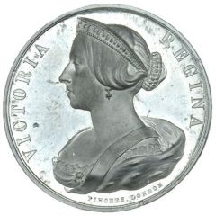 Medal - Victoria Aston Hall, J. Pinches, white metal