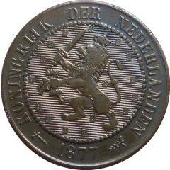2 1/2 Cents - Willem III / Wilhelmina