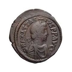 40 Nummi - Anastasius I Dicorus Antioch, Type ♰M☾