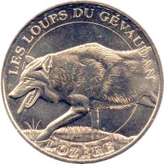 Monnaie de Paris Tourist Token - Lozère Les Loups du Gévaudan