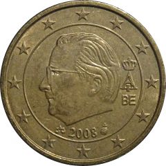 10 Euro Cents - Albert II 2nd map, 2nd type, 2nd portrait