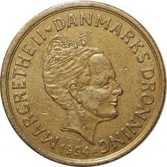 20 Kroner - Margrethe II 3rd portrait