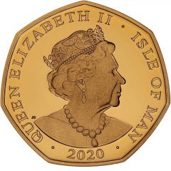 50 Pence - Elizabeth II The Jolly Roger, Gold Proof