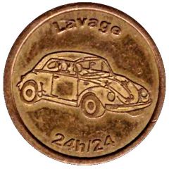 Car Wash Token - Lavage 24h/24