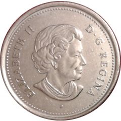 25 Cents - Elizabeth II Saint Croix Island