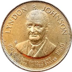 Token - Presidential Hall of Fame Lyndon B. Johnson
