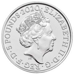 5 Pounds - Elizabeth II 5th portrait, William Wordsworth
