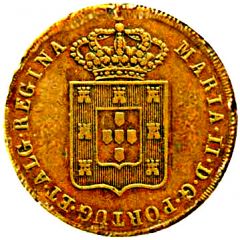 80 Réis - Maria II Lisboa mint