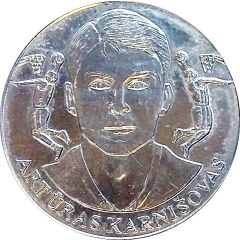 Official Lithuanian Basketball Players Medal Collection Artūras Karnišovas