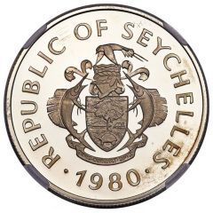 50 Rupees UNICEF and International Year of the Child, Piedfort