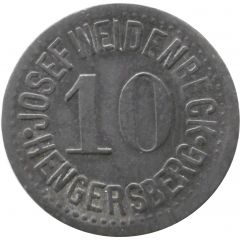 10 Pfennig - Hengersberg Josef Weidenbeck