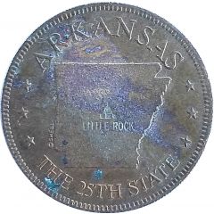 Token - Shell’s States of the Union Coin Game, Version 1 Arkansas