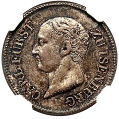 1 Ducat - Charles Silver pattern strike