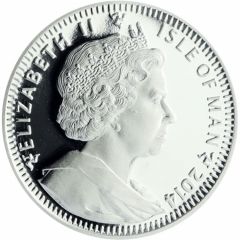 1 Crown - Elizabeth II Snowshoe Cat, Silver