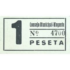 1 Peseta Mogente