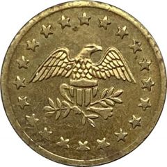 Token - No Cash Value Eagle looking right, 16.5 mm