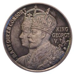 Medal - George V Coronation, East Retford, silver