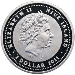 1 Dollar - Elizabeth II Year of the Dragon