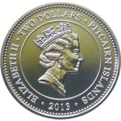 2 Dollars - Elizabeth II HM Queen Elizabeth II Coronation Jubilee