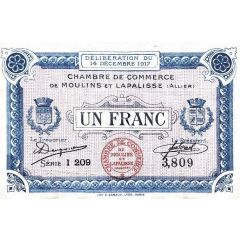 1 Franc - Chambre de Commerce de Moulins et Lapalisse