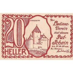 20 Heller Innsbruck, Prv. Ladiner Verein