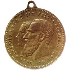 Medal - Leopold II Exhibition of Liège