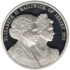 5 Pounds - Elizabeth II Coronation Jubilee, Silver proof