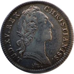 Louis XV - QUAE. CECIDERE. REGIT - Parties casuelles - Amour ramassant des pommes.