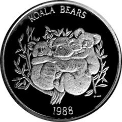Bullion - Australia Down Under 1 oz Silver Round