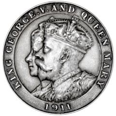 Medal - George V Coronation, Gosforth, silver