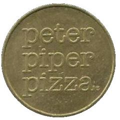 Game Token - Peter Piper Pizza Phoenix, Arizona